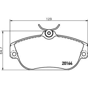 накладки PAGID T5062 