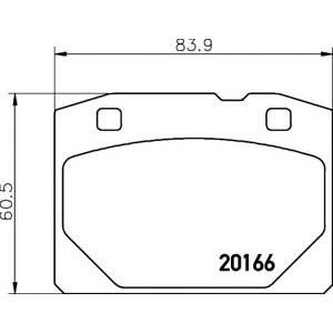 накладки PAGID T0810 