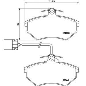 накладки PAGID T5059 