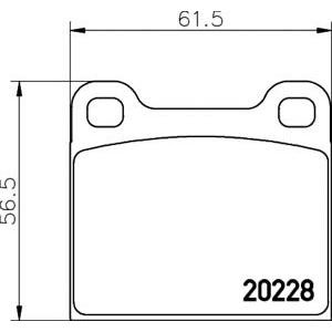 накладки PAGID T0449 