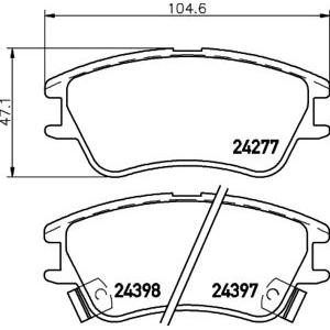 накладки PAGID T1562 