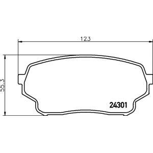накладки PAGID T1590 