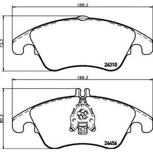 накладки PAGID T1624 