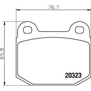 накладки PAGID T1209