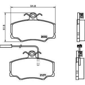 накладки PAGID T5047