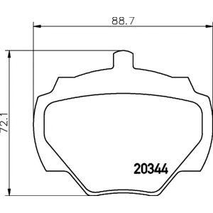 накладки PAGID T0047 