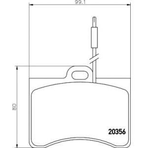 накладки PAGID T0153