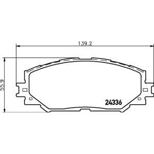 накладки PAGID T1580