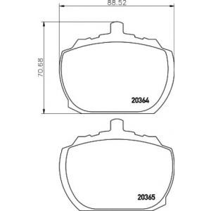 накладки PAGID T0571 
