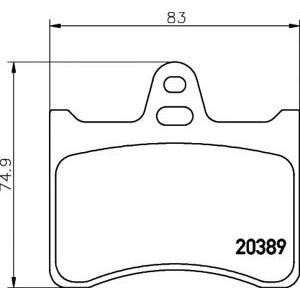 накладки PAGID T0816 