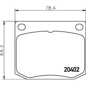 накладки PAGID T4027