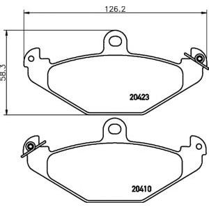 накладки PAGID T9102 