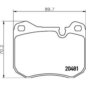 накладки PAGID T1071 