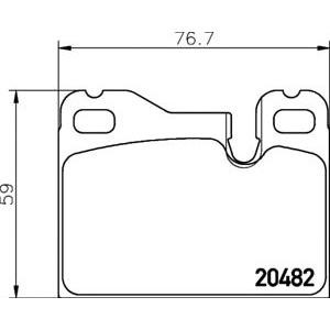 накладки PAGID T1072 