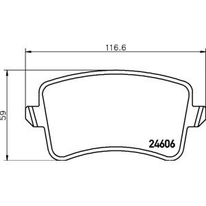 накладки PAGID T1736 