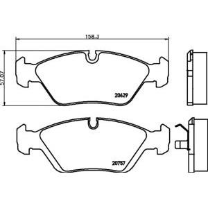 накладки PAGID T0413 