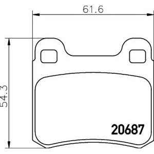 накладки PAGID T1004