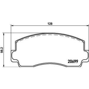 накладки PAGID T0835 