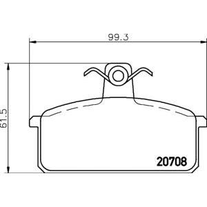 накладки PAGID T5094 