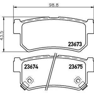 накладки PAGID T1615