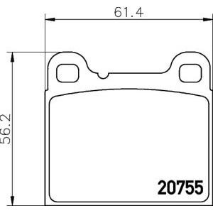 накладки PAGID T1184 