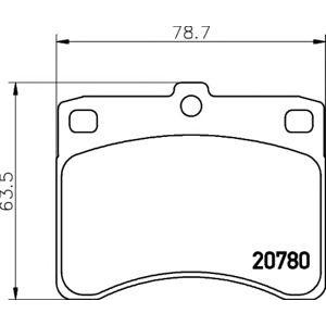накладки PAGID T0013 