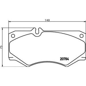 накладки PAGID T0311