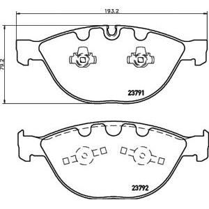 накладки PAGID T1550 