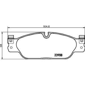 накладки PAGID T1542