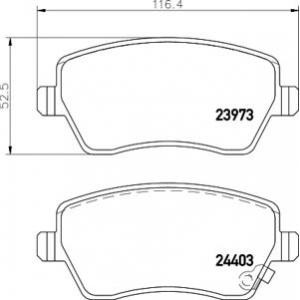 накладки PAGID T1594 