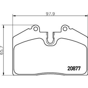 накладки PAGID T0377 