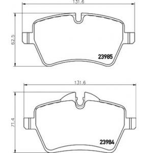 накладки PAGID T1598