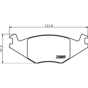 накладки PAGID T4150
