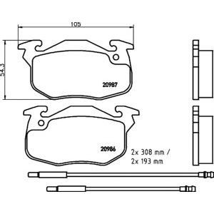 накладки PAGID T9029 