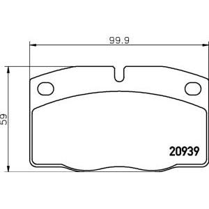 накладки PAGID T0841