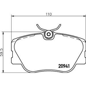 накладки PAGID T5005 