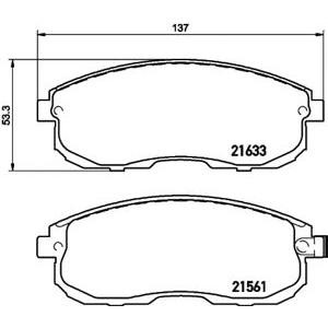 накладки PAGID T2034
