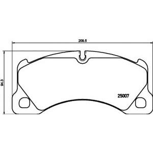 накладки PAGID T2056