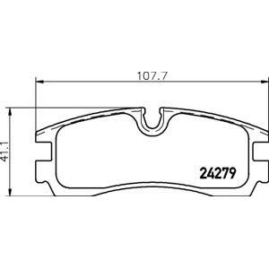 накладки PAGID T1556