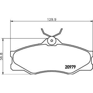 накладки PAGID T5012 