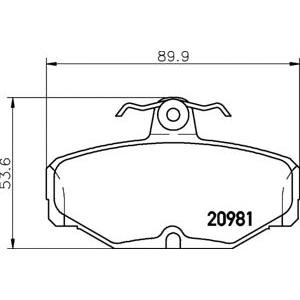 накладки PAGID T5006