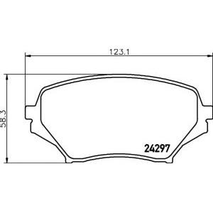 накладки PAGID T1571