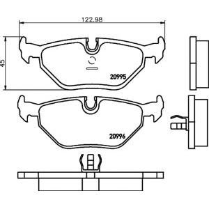 накладки PAGID T1027
