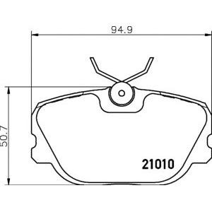 накладки PAGID T5055 