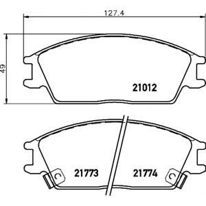 накладки PAGID T0366 