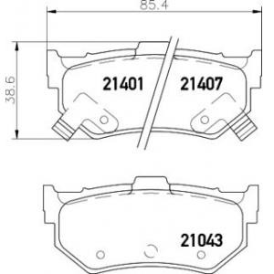 накладки PAGID T0367