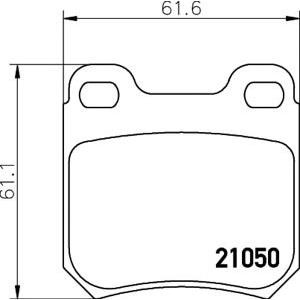 накладки PAGID T1016 