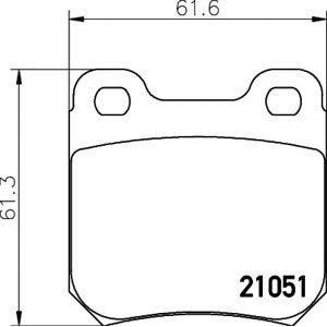 накладки PAGID T1015 