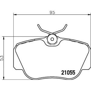 накладки PAGID T0352