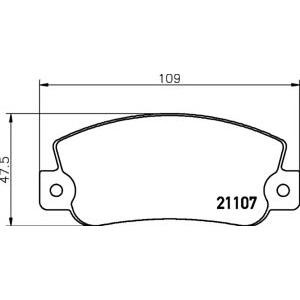 накладки PAGID T9017